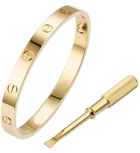 best cartier love bracelet dupe amazon|best cartier look alike bracelet.